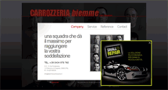 Desktop Screenshot of biemmecarrozzeria.it